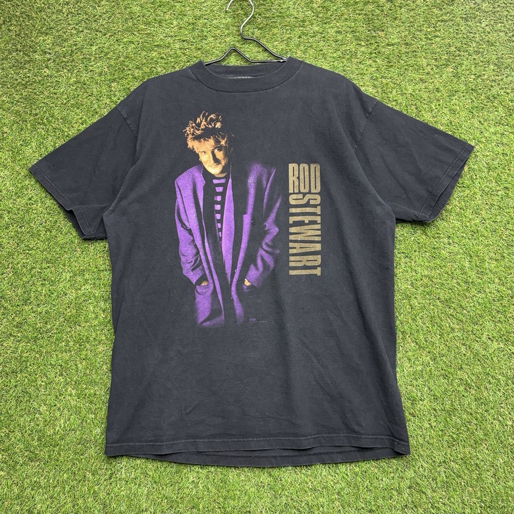 Vintage Rod Stewart Shirt Mens XL A Night To Remember Tour USA Made 90s 2000s